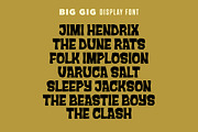 Big Gig Font, a Sans Serif Font by Price Foundry (Thumbnail 5 of 7)