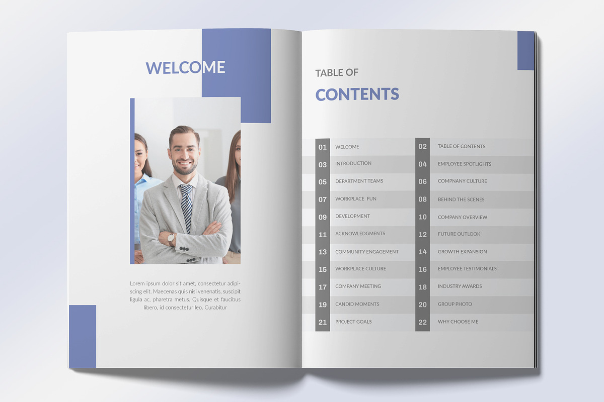 Corporate Yearbook Photo Album, a Brochure Template by graphypix (Photo 4 of 8)