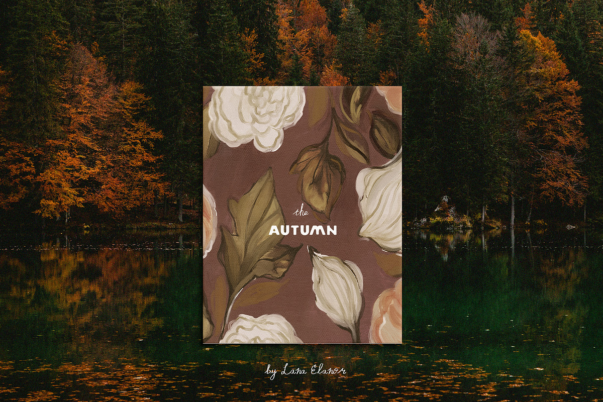 Hand-Painted Autumn Backgrounds, a Background Graphic by Lana Elanor (Photo 12 of 15)