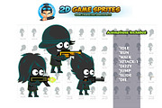 Shadow boys 2D Game sprites Set, an Animal Illustration by DionArtworks