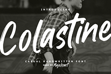 Colastine - Handwritten font