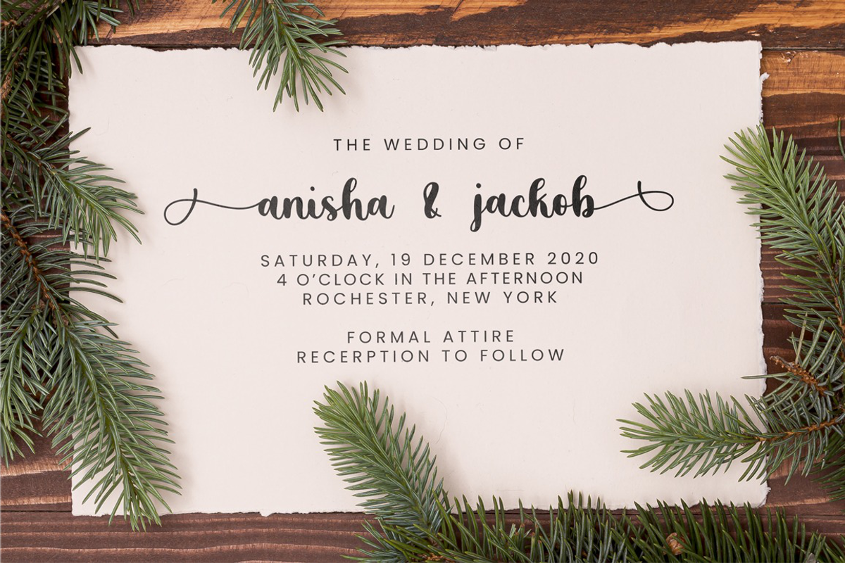 Cold Outside - Lovely Script, a Script Font by Sronstudio (Photo 4 of 10)