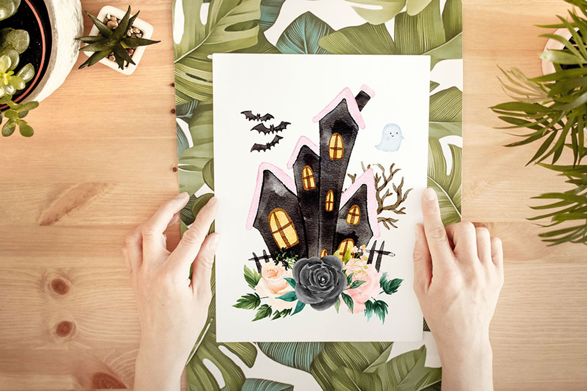 Trick or treat halloween clipart, an Animal Illustration by heyiamalice (Photo 11 of 13)