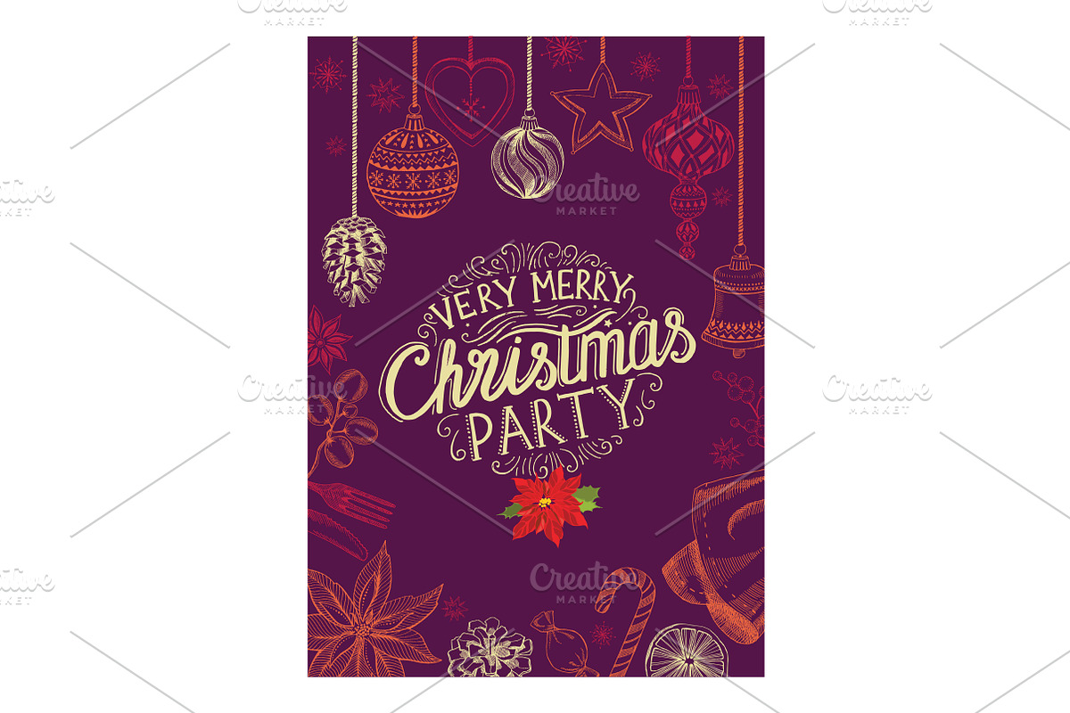 Christmas party invitation, an Invitation Template by SpaceDuck