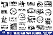 Motivational SVG Bundle, a Graphic by Designer302 (Thumbnail 1 of 26)