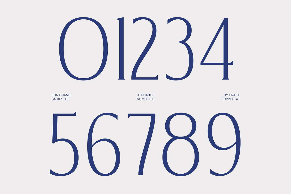 CS Blythe – Stylish Serif Font, a Serif Font by Craft Supply Co. (Photo 5 of 8)