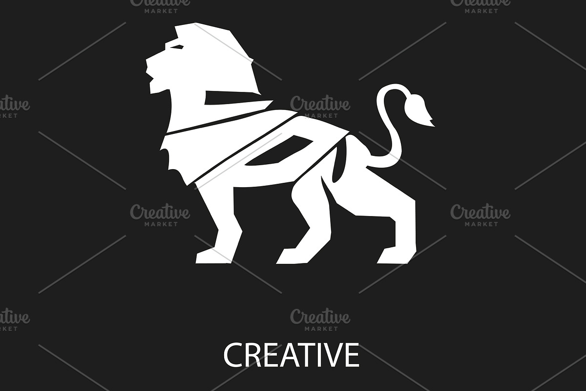 Creative Lion logo design, a Templates & Theme by Design4u_786 (Photo 4 of 6)