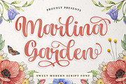 Marlina Garden - Sweet Modern Script, a Script Font by Kotak Kuning Studio (Thumbnail 1 of 10)