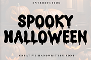 Spooky Halloween, a Script Font by InermediaSTUDIO (Thumbnail 1 of 8)