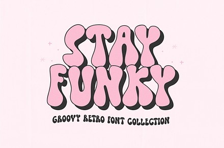 Stay Funky | Retro Font Collection, a Font by KA Designs