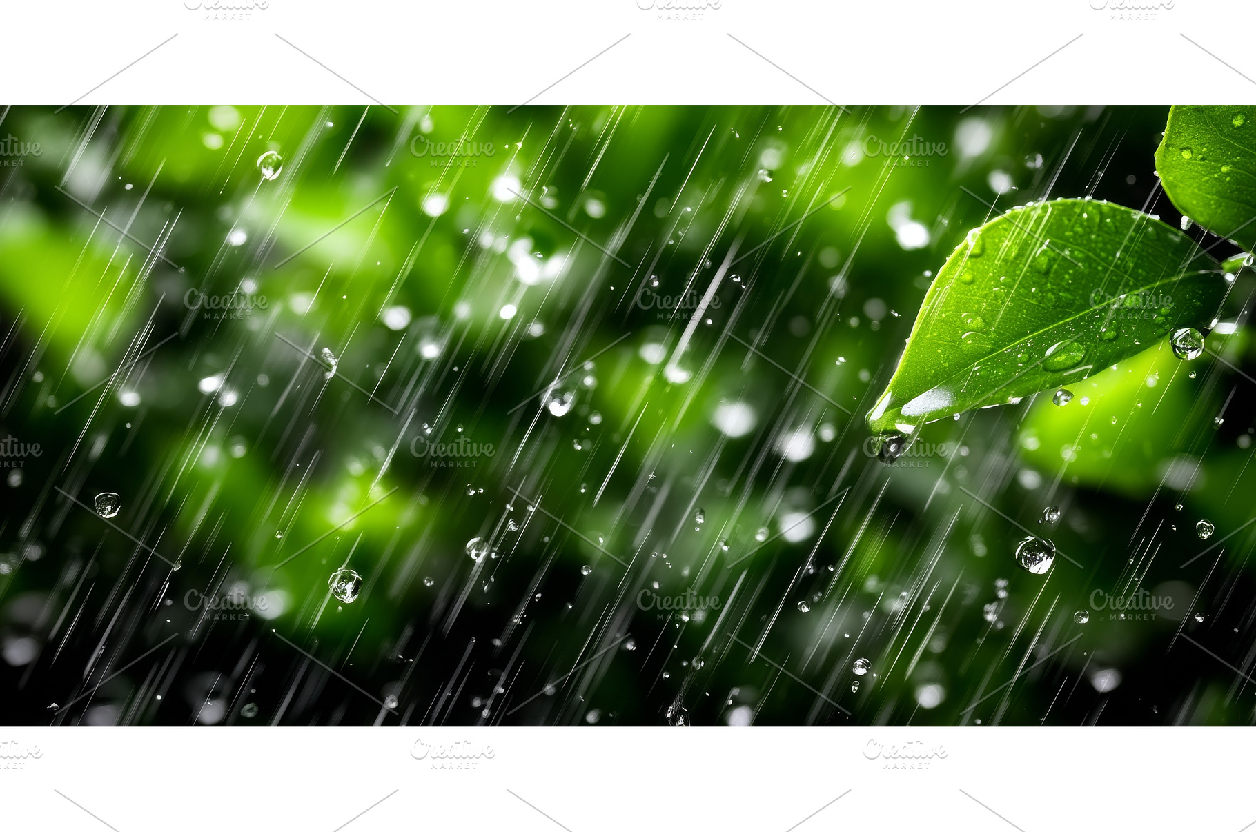 Light rain showers gently brush, a Nature Photo by ZinetroN