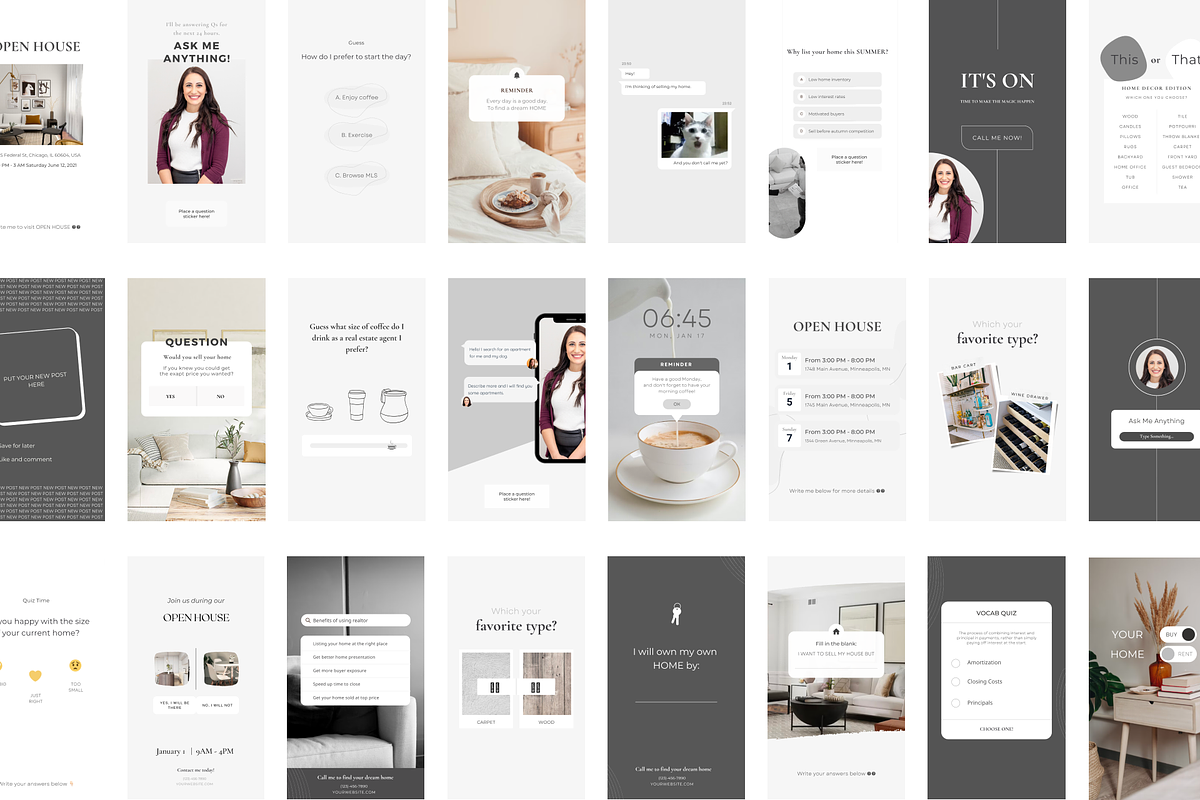 100 Call-To-Action Real Estate Pack, a Social Media Template by Estatik Designs (Photo 5 of 11)