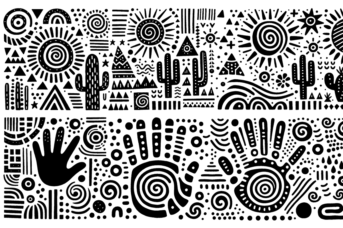 Vintage Culture Dance Folk Art, a Decorative Illustration by devastd (Photo 18 of 28)