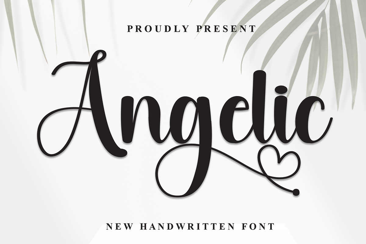 Angelic | Script Font, a Handwritten Font by Scratchones (Photo 1 of 9)