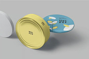 Round Tin Box Mockups, a Packaging Mockup by megostudi0 (Thumbnail 5 of 6)