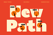 Regnas – Bold Retro Inktrap Font, a Sans Serif Font by RagamKata (Thumbnail 5 of 10)