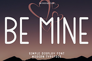 BE MINE, a Sans Serif Font by InermediaSTUDIO (Thumbnail 1 of 7)