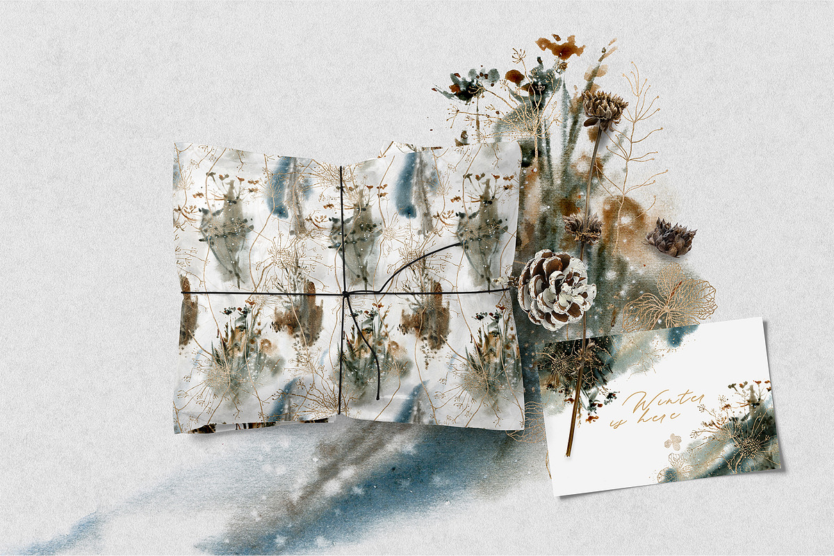 TOUCH OF SNOW Watercolor set, an Illustration by Lemaris (Photo 10 of 11)