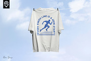 Motivational Runner Fitness T-shirt, a Sport Illustration by shaondesigns (Thumbnail 3 of 5)