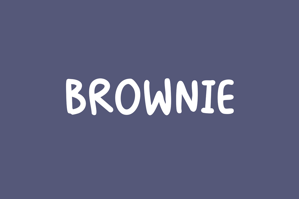 Brownie Playful Handwritten Font, a Handwritten Font by NTC Graphic (Photo 1 of 5)