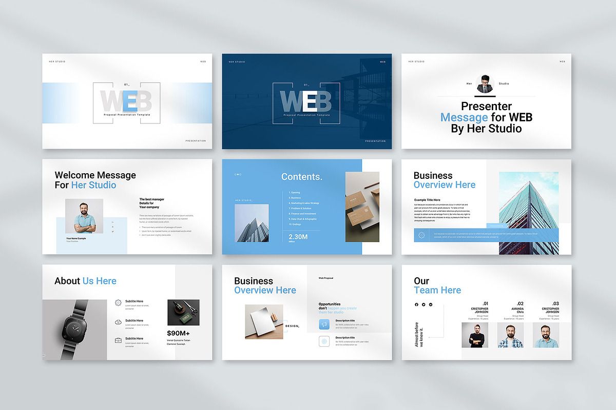 Web Proposal Presentation, a Presentation Template by KreateTribe (Photo 4 of 6)