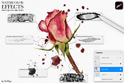 Watercolor Effects Procreate Brushes, a Brush Add-On by owlasya (Thumbnail 2 of 7)