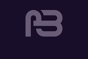 AB logo. Vector modern letter design, a Branding & Logo Template by T.Vooka