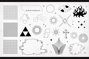 Aesthetic Metamodern Shapes Part 2, an Outline Icon by Ckybe's Corner (Thumbnail 5 of 7)