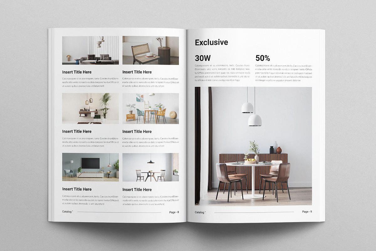 Product Catalog Template, a Brochure Template by E-Type (Photo 4 of 7)