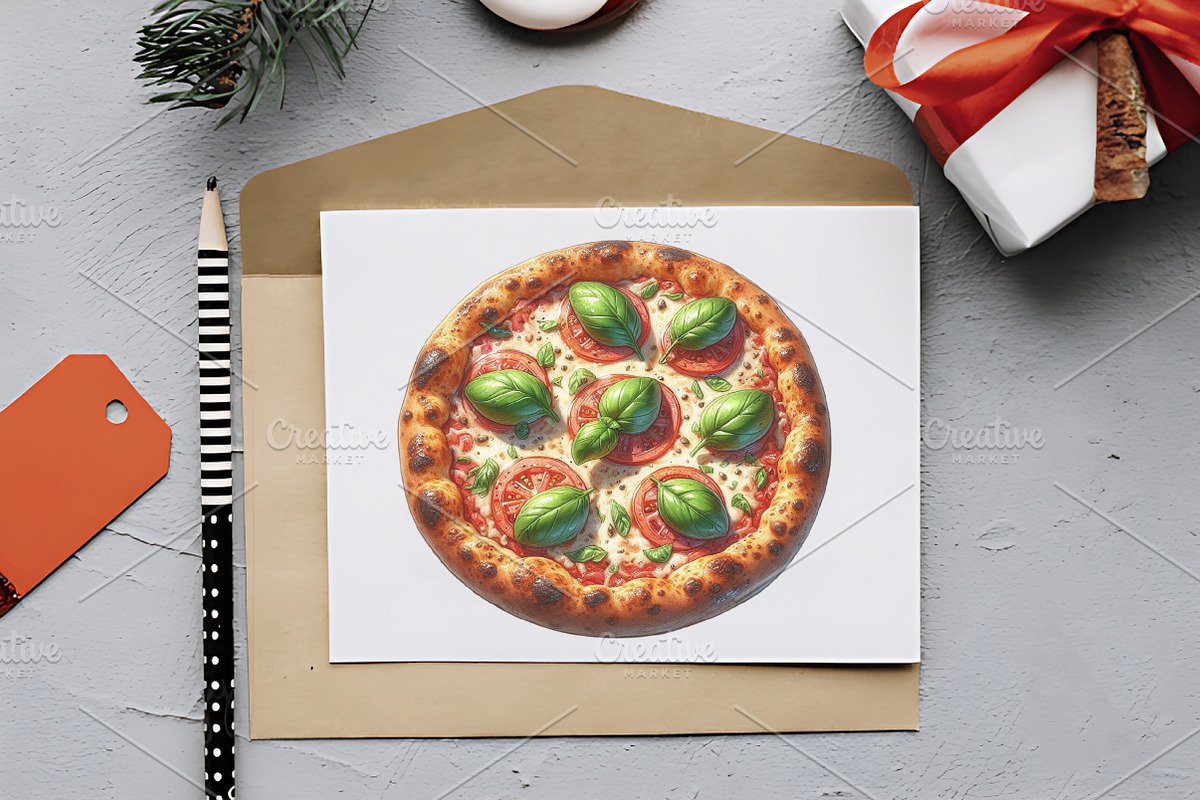 Hand Drawn Italian Food Clipart, an Illustration by RobertsArt (Photo 6 of 7)