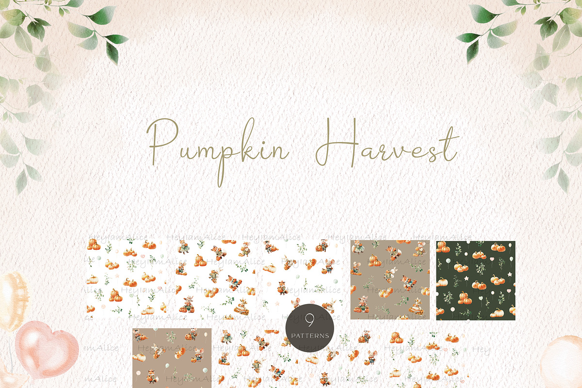 Pumpkin Harvest, an Animal Illustration by heyiamalice (Photo 5 of 14)