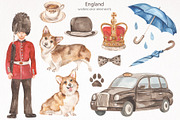 England watercolor collection, an Animal Illustration by Marina Ermakova (Thumbnail 3 of 11)