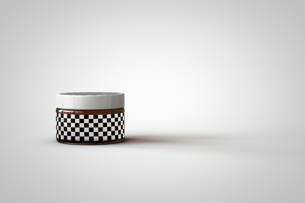 Amber Cosmetics Pot Mock-Up, a Household Mockup by TSOBG (Photo 7 of 15)