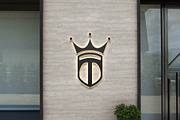 Logo Mockup 3D Black Sign Luxury, an Advertising Mockup by Asylab (Thumbnail 4 of 5)
