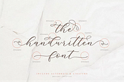 Nadia Script | Lovely Calligraphy, a Script Font by WDfont (Thumbnail 7 of 10)