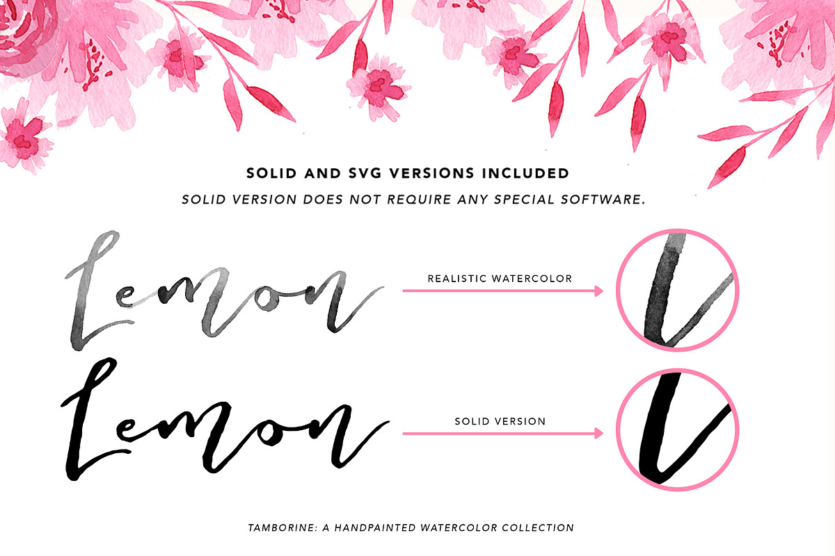 Tamborine SVG + Solid Font preview 2