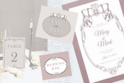 Vintage Vector Frames & Bows, a Decorative Illustration by EL_SUHOVA (Thumbnail 8 of 11)