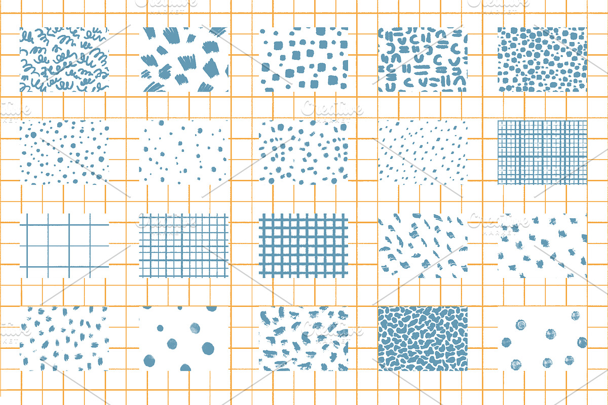 Pattern Brushes for Procreate, a Brush Add-On by Biso Studio (Photo 5 of 6)
