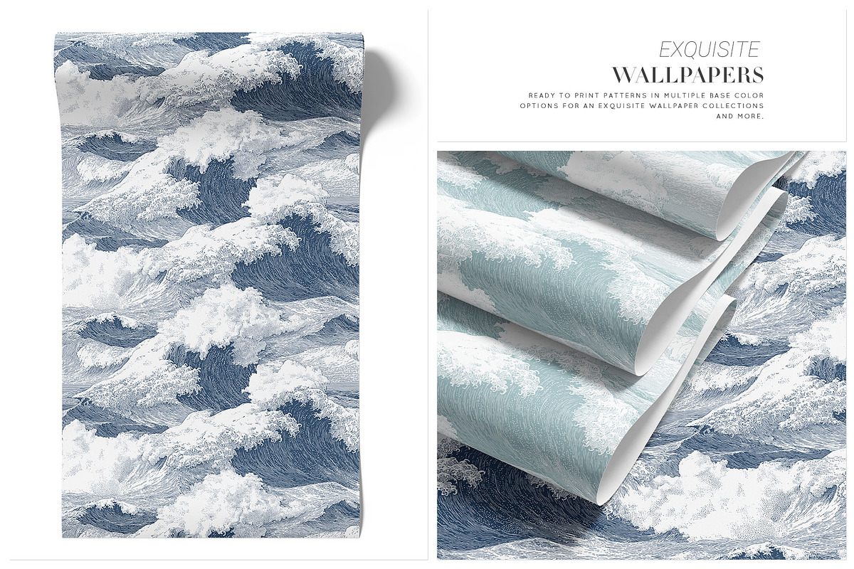 Kuroshio | Japandi Wallpaper Print., a Wallpaper Graphic by TSTUDIO (Photo 7 of 8)