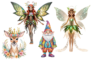 10 Magical Creatures PNG Sublimation