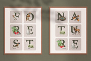Forest Alphabet Watercolor Clipart, an Education Illustration by AnitaPol (Thumbnail 10 of 12)