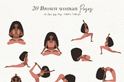 Yoga Women Illustrations Big Pack, a Person Illustration by Motion-Box (Thumbnail 4 of 27)