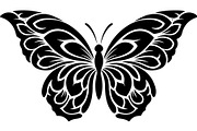 Decorative Butterfly Silhouette, an Object Graphic by Creativeshirt (Thumbnail 4 of 16)