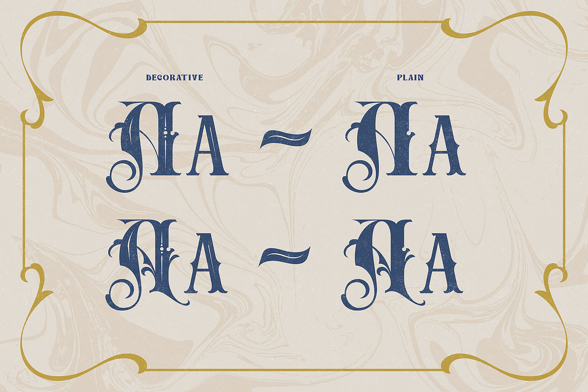 Mooners - Victorian Typeface, a Serif Font by Burntilldead (Photo 9 of 11)