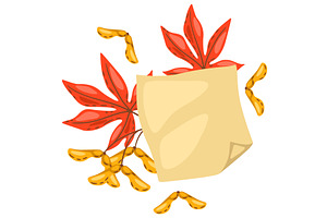 Background From Maple Leaves With