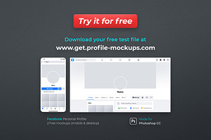 New Facebook Business Profile Mockup