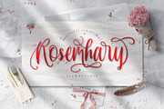 Rosemhary Font, a Script Font by Allmostudio (Thumbnail 1 of 11)