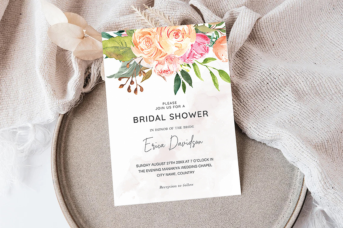 Bridal Shower, an Invitation Template by ShineOnWedding (Photo 2 of 9)
