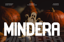 Mindera - Modern Condensed Sans Font