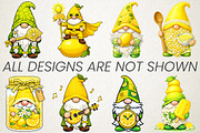 Lemon Gnome Sublimation Clipart, an Illustration by RobertsArt (Thumbnail 3 of 5)